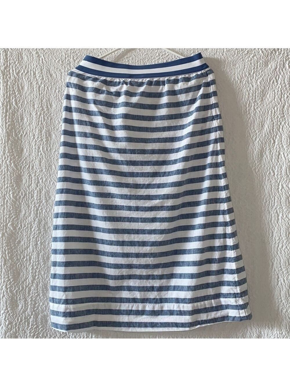 J. Jill Love Linen Striped Maxi Skirt - Picture 3 of 9